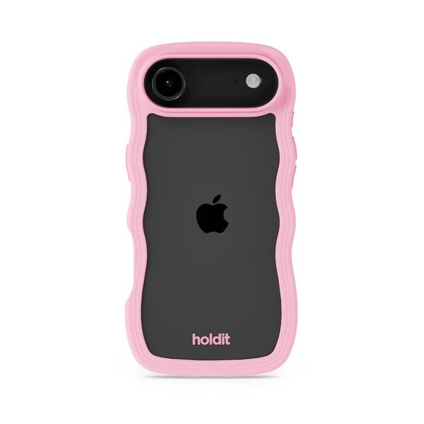 Holdit Back Cover Wavy iPhone Air Pink/Transparent