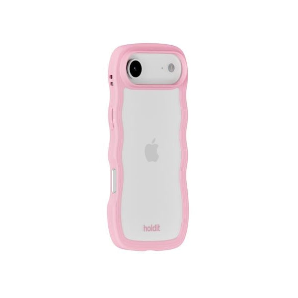 Holdit Back Cover Wavy iPhone Air Pink/Transparent