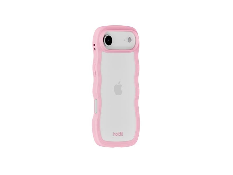 Holdit Back Cover Wavy iPhone Air Pink/Transparent