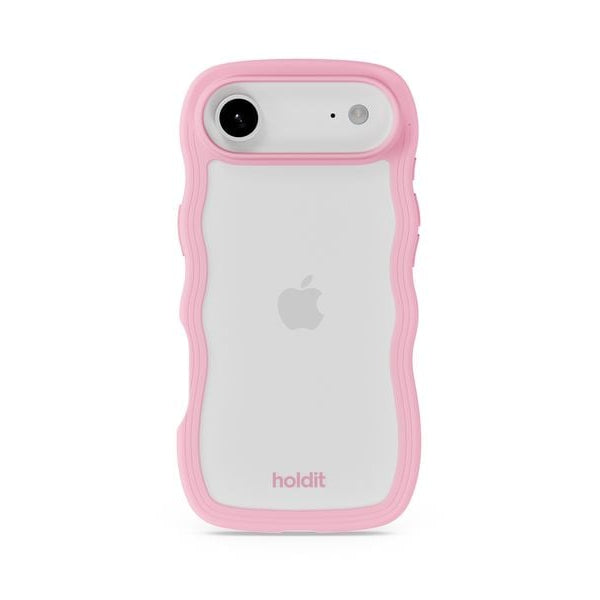 Holdit Back Cover Wavy iPhone Air Pink/Transparent