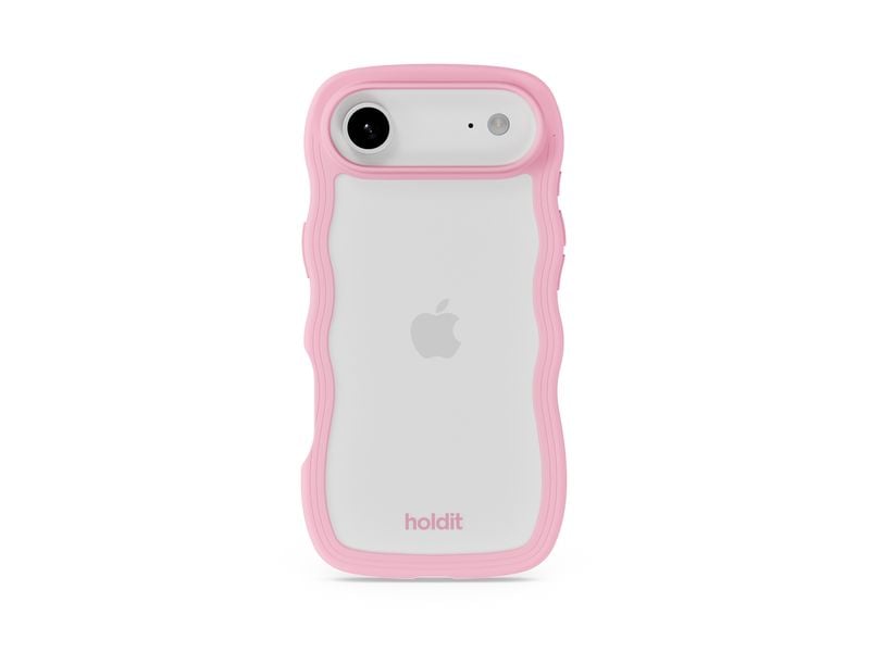 Holdit Back Cover Wavy iPhone Air Pink/Transparent