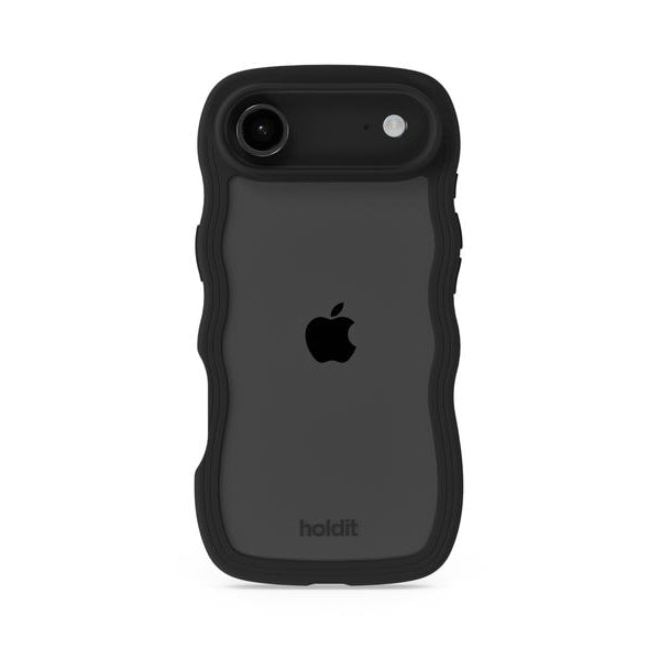 Holdit Back Cover Wavy iPhone Air Schwarz/Transparent