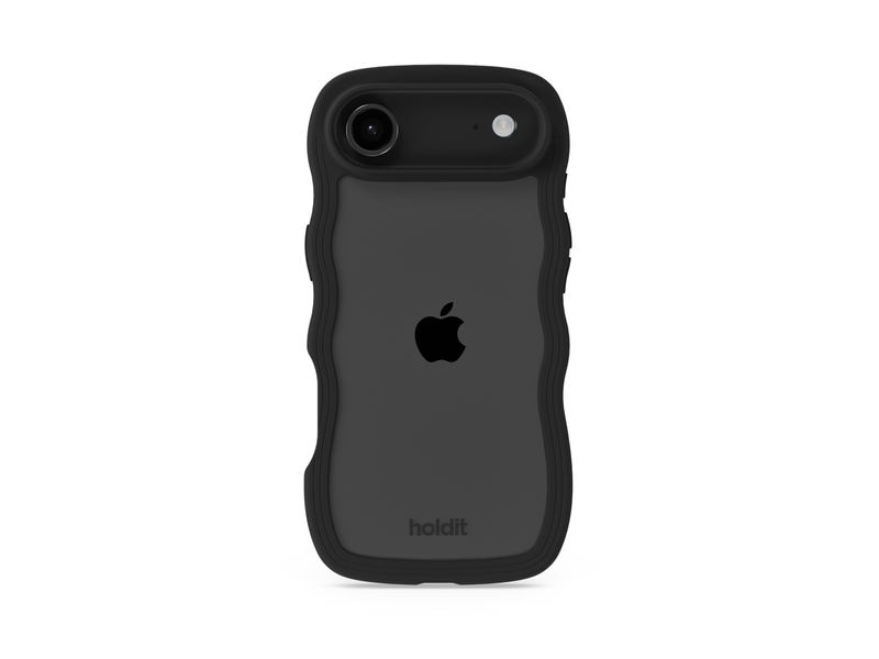 Holdit Back Cover Wavy iPhone Air Schwarz/Transparent