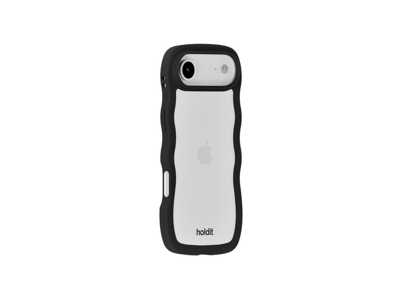 Holdit Back Cover Wavy iPhone Air Schwarz/Transparent