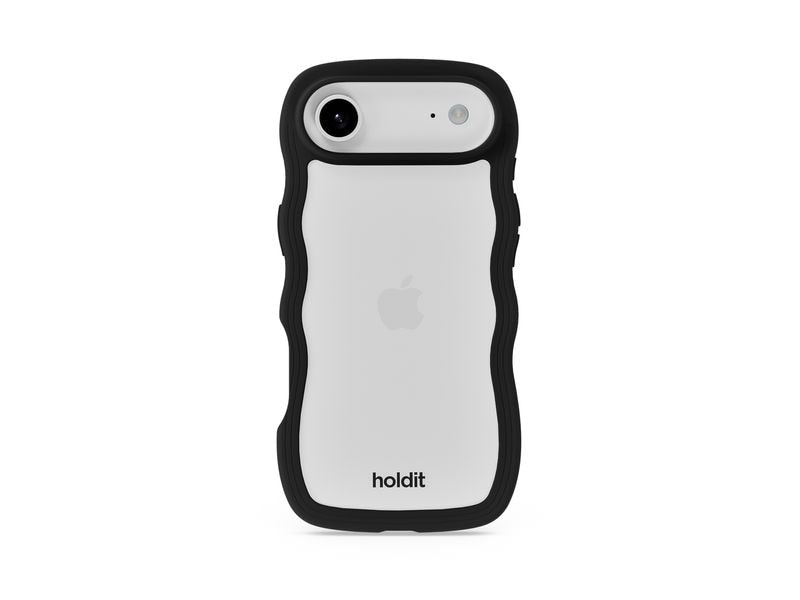 Holdit Back Cover Wavy iPhone Air Schwarz/Transparent
