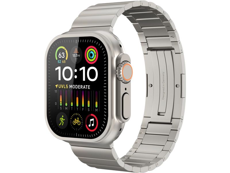 Vonmählen Armband Pro One Size Apple Watch 44/45/46/49 mm Silver