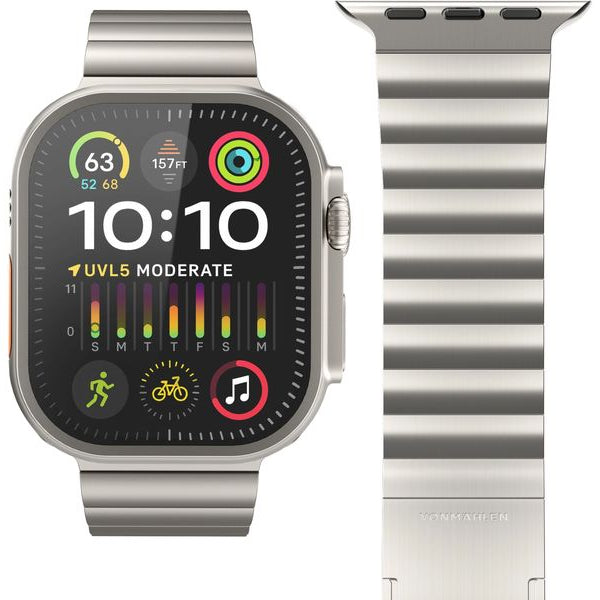 Vonmählen Armband Pro One Size Apple Watch 44/45/46/49 mm Silver