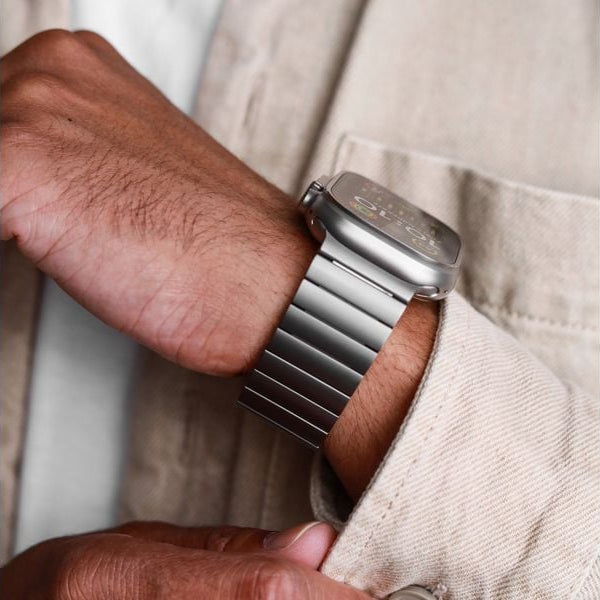 Vonmählen Armband Pro One Size Apple Watch 44/45/46/49 mm Silver