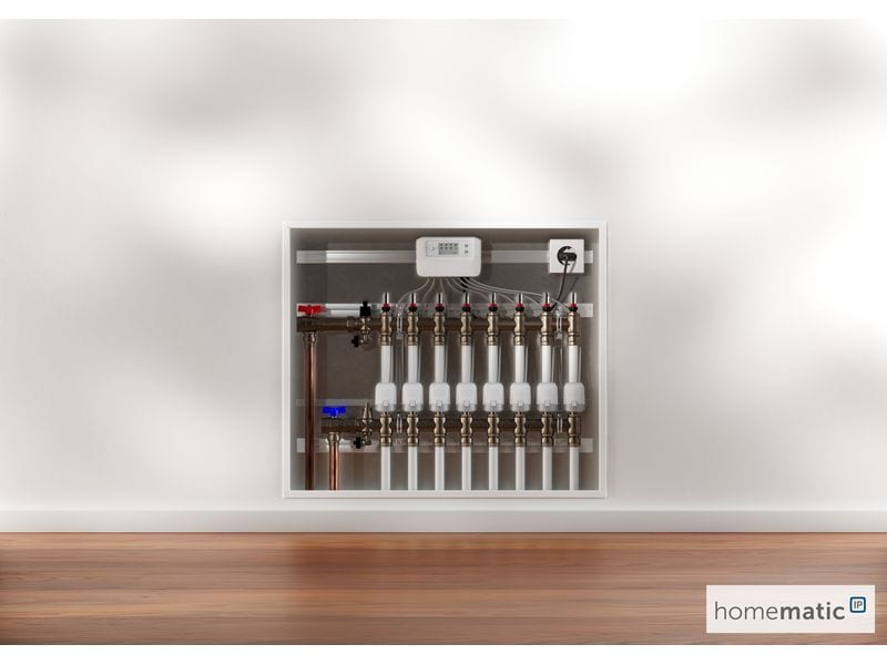 Homematic IP Fussbodenheizungscontroller 8-fach, motorisch, 230 V AC 340m