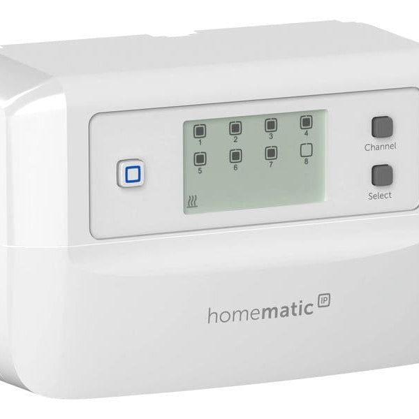 Homematic IP Fussbodenheizungscontroller 8-fach, motorisch, 230 V AC 340m