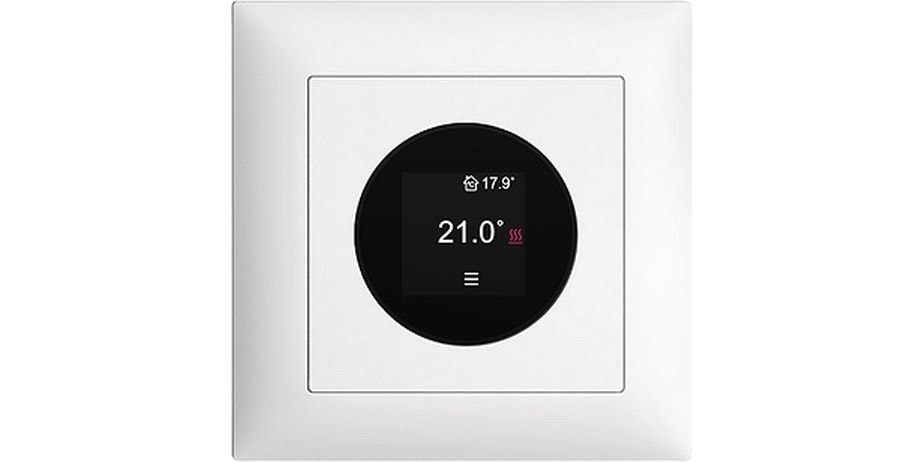 Feller EDIZIOdue Raumthermostat Matter mit Dispay
