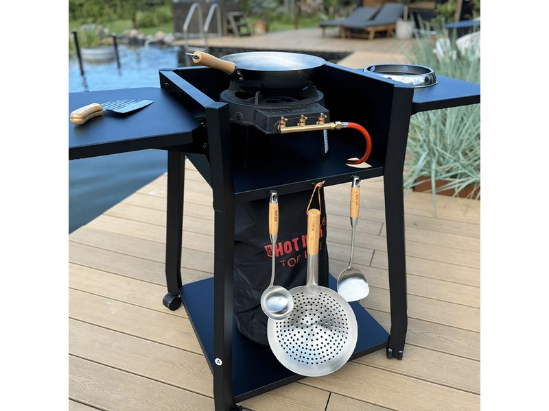 Hot Wok Pro 12 kW + regulator & wok Hochleistungs-Wok-Set