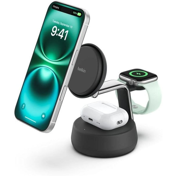 Belkin Wireless Charger UltraCharge Pro 3in1 Schwarz