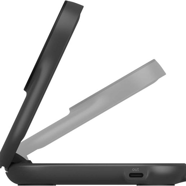 Belkin Wireless Charger UltraCharge 2in1 rund, Schwarz