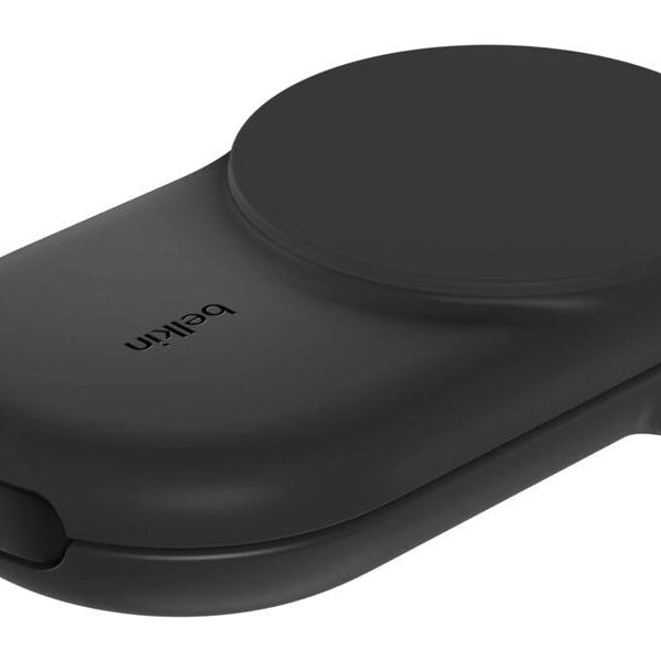 Belkin Wireless Charger UltraCharge 2in1 rund, Schwarz