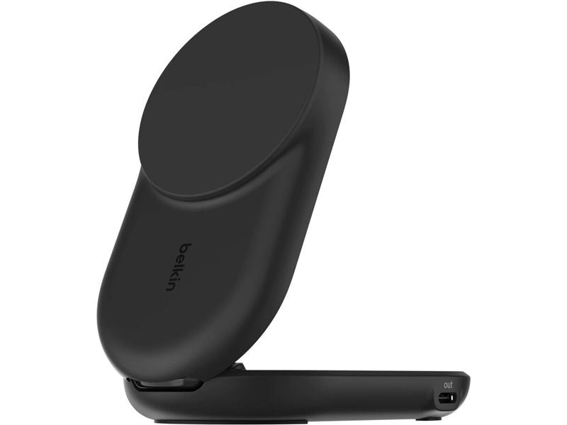 Belkin Wireless Charger UltraCharge 2in1 rund, Schwarz