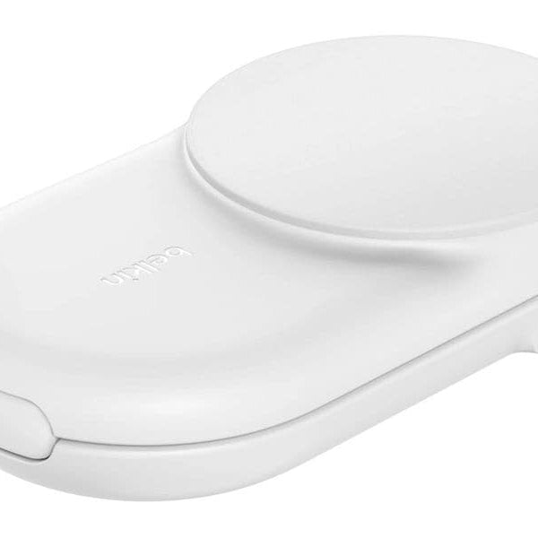 Belkin Wireless Charger UltraCharge 2in1 rund, Weiss