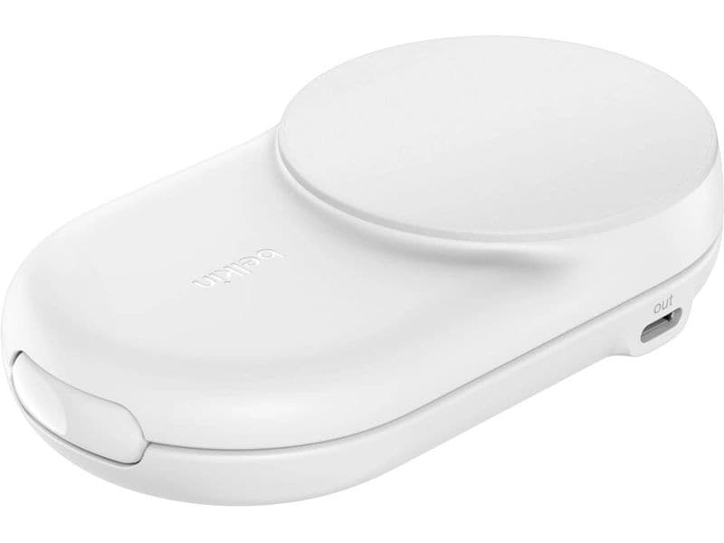 Belkin Wireless Charger UltraCharge 2in1 rund, Weiss