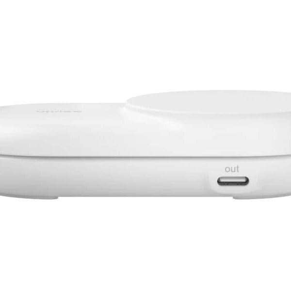 Belkin Wireless Charger UltraCharge 2in1 rund, Weiss