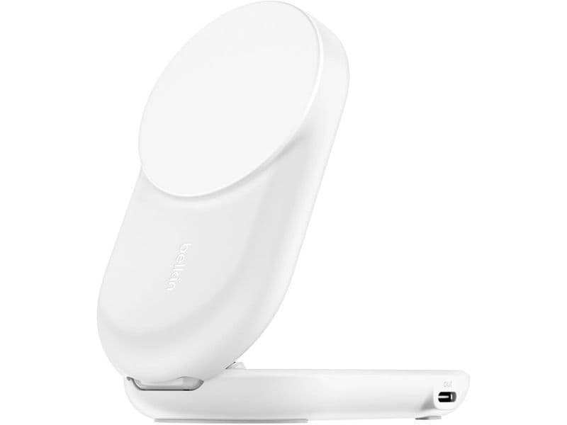 Belkin Wireless Charger UltraCharge 2in1 rund, Weiss