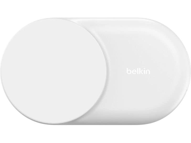 Belkin Wireless Charger UltraCharge 2in1 rund, Weiss