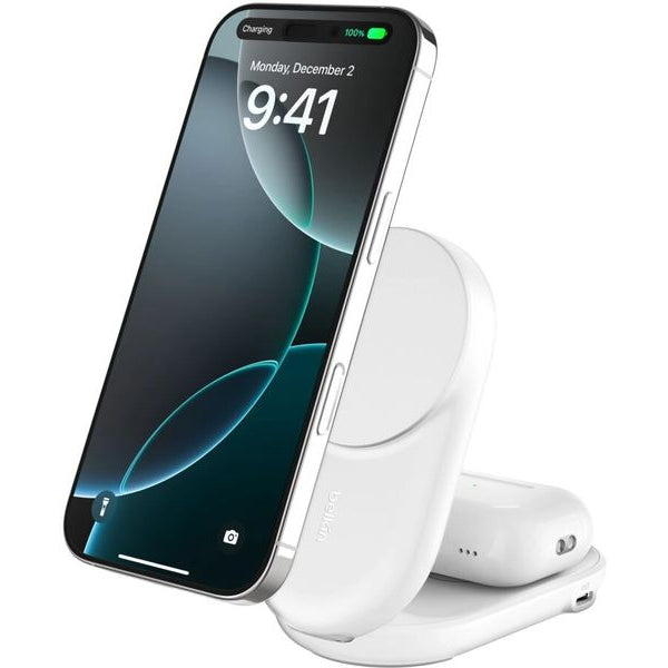 Belkin Wireless Charger UltraCharge 2in1 rund, Weiss