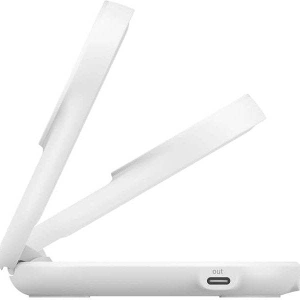 Belkin Wireless Charger UltraCharge 2in1 rund, Weiss