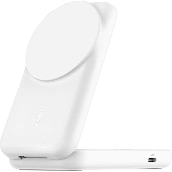 Belkin Wireless Charger UltraCharge 2in1 eckig, Weiss