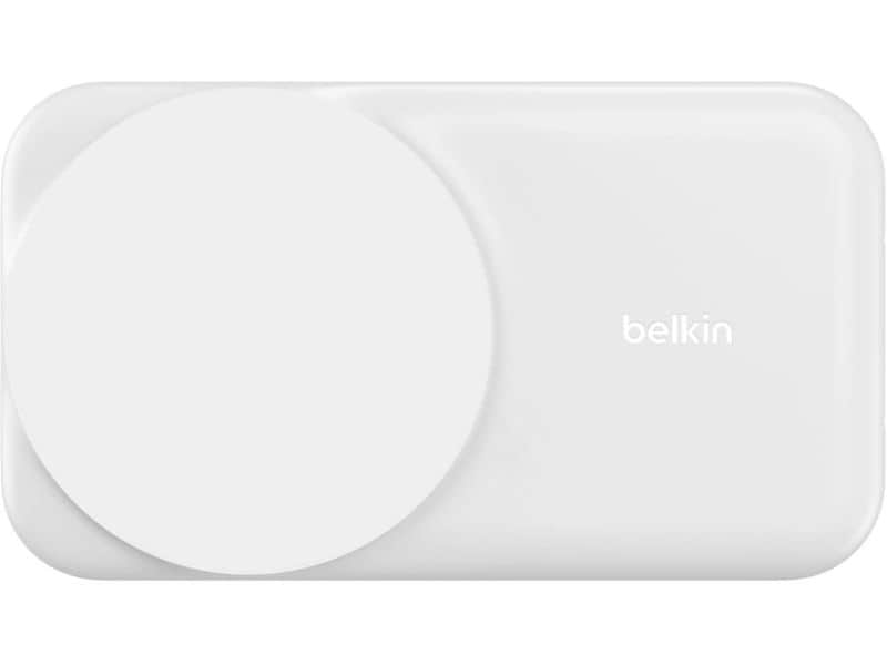 Belkin Wireless Charger UltraCharge 2in1 eckig, Weiss