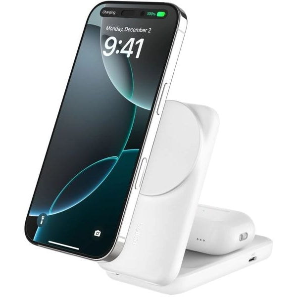 Belkin Wireless Charger UltraCharge 2in1 eckig, Weiss