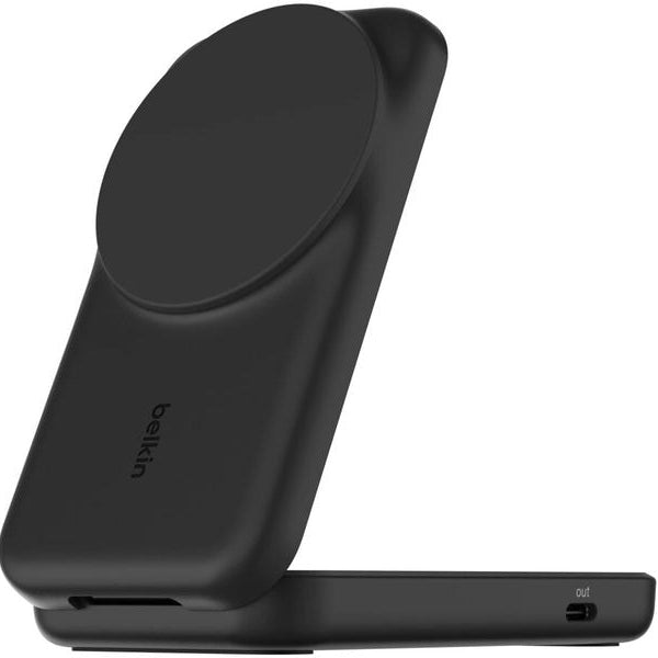 Belkin Wireless Charger UltraCharge 2in1 eckig, Schwarz