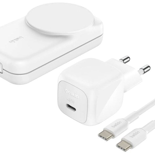 Belkin Wireless Charger UltraCharge 3in1 eckig, Weiss