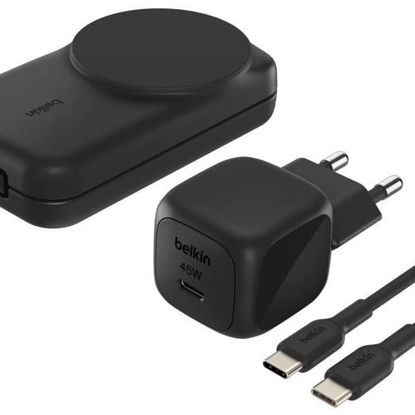 Belkin Wireless Charger UltraCharge 3in1 eckig, Schwarz