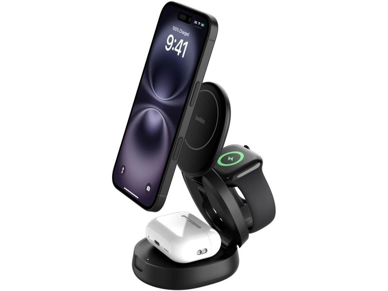 Belkin Wireless Charger BoostCharge 3in1 Schwarz