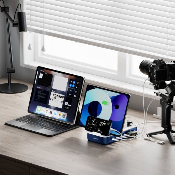 4smarts Ladestation Team 100W 5C/1A inkl. 6 Kabel