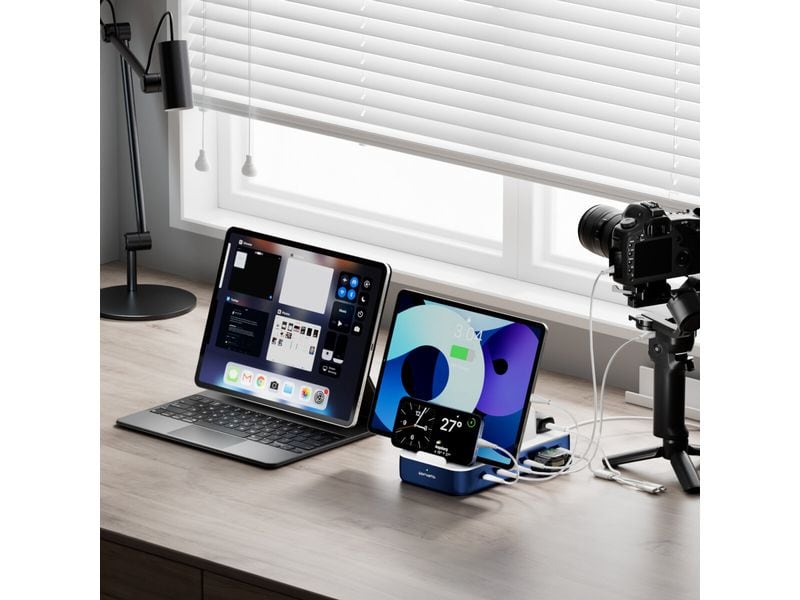 4smarts Ladestation Team 100W 5C/1A inkl. 6 Kabel