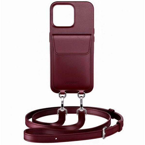 Urbany's Necklace Case Handykette+ RED WINE iPhone Air