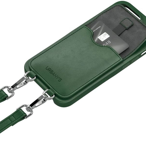 Urbany's Necklace Case Handykette+ RACING GREEN iPhone 17 Pro Max