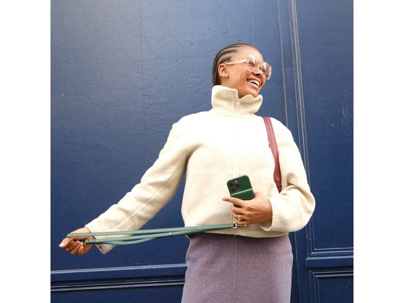 Urbany's Necklace Case Handykette+ RACING GREEN iPhone Air