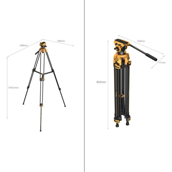 Smallrig Fluidkopf-Stativ AD-01 BumbleBee Edition