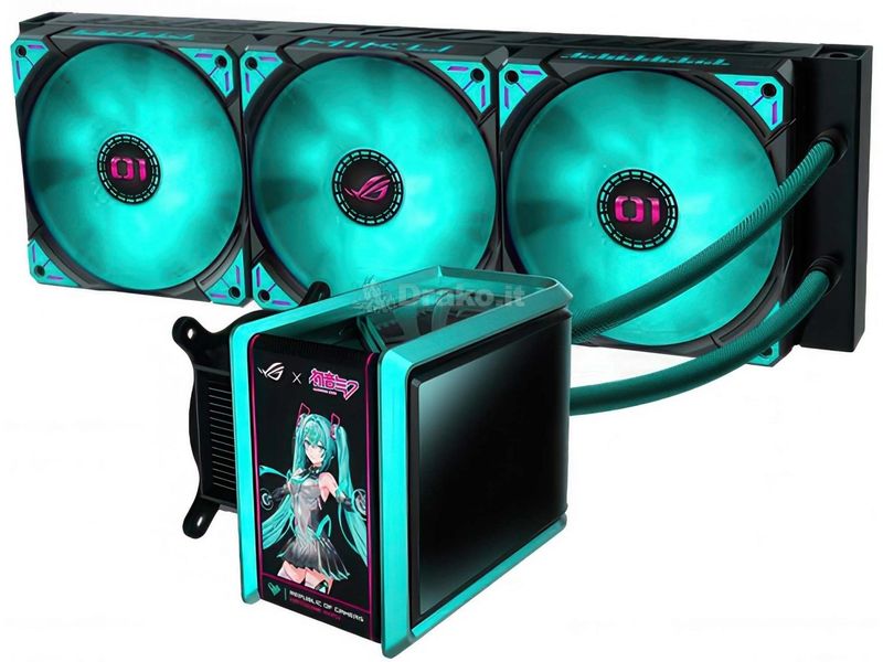 ASUS ROG Wasserkühlung ROG RYUO IV 360 ARGB Hatsune Miku Edition