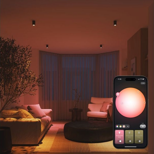 Philips Hue Leuchtmittel Essential, GU10, 4.7 W, White & Colour, 3 Stück
