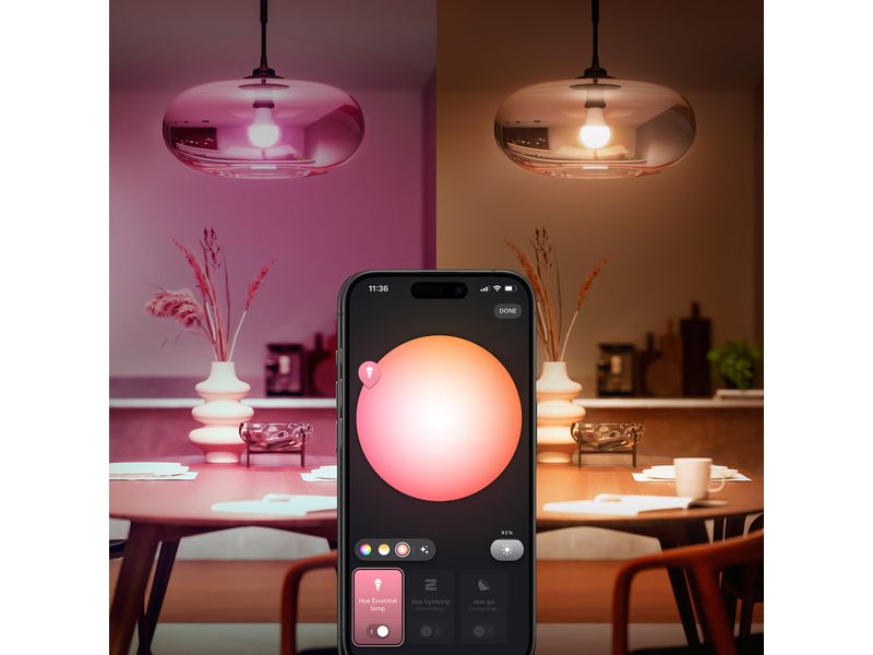 Philips Hue Leuchtmittel Essential, GU10, 4.7 W, White & Colour
