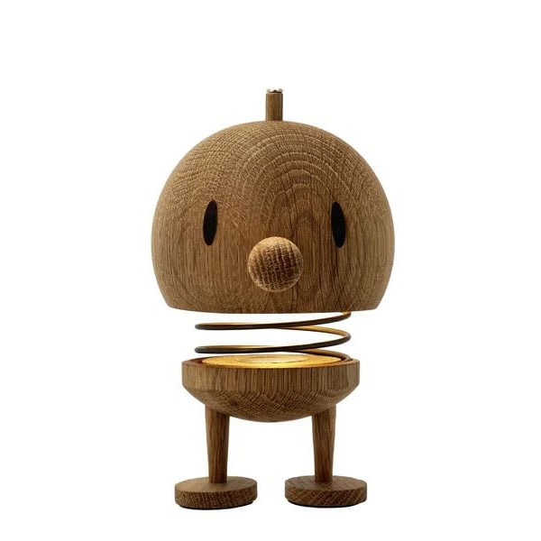 Hoptimist Tischleuchte Eiche L, 10 x 10 x 15 cm, Braun