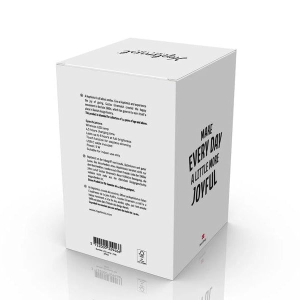 Hoptimist Tischleuchte Eiche L, 10 x 10 x 15 cm, Braun