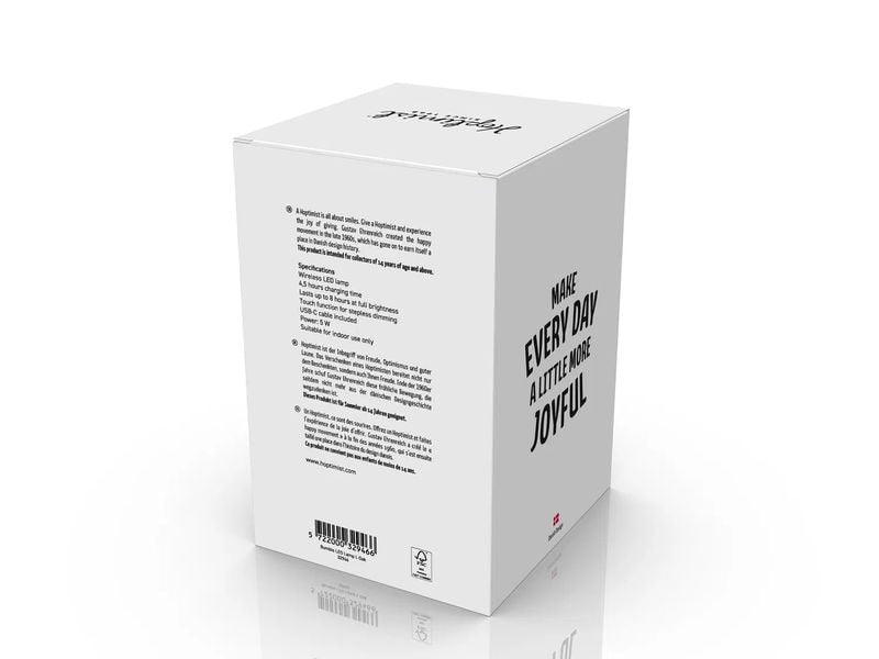 Hoptimist Tischleuchte Eiche L, 10 x 10 x 15 cm, Braun