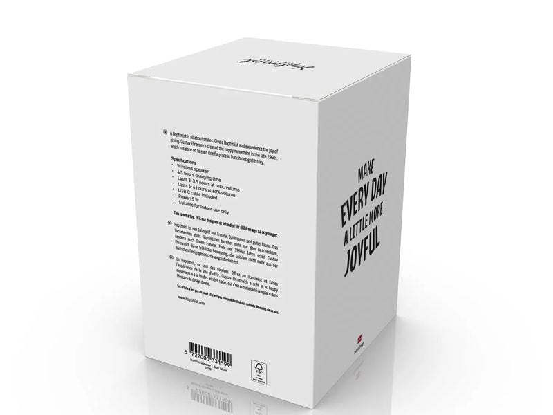 Hoptimist Lautsprecher Soft Bumble L Soft Weiss