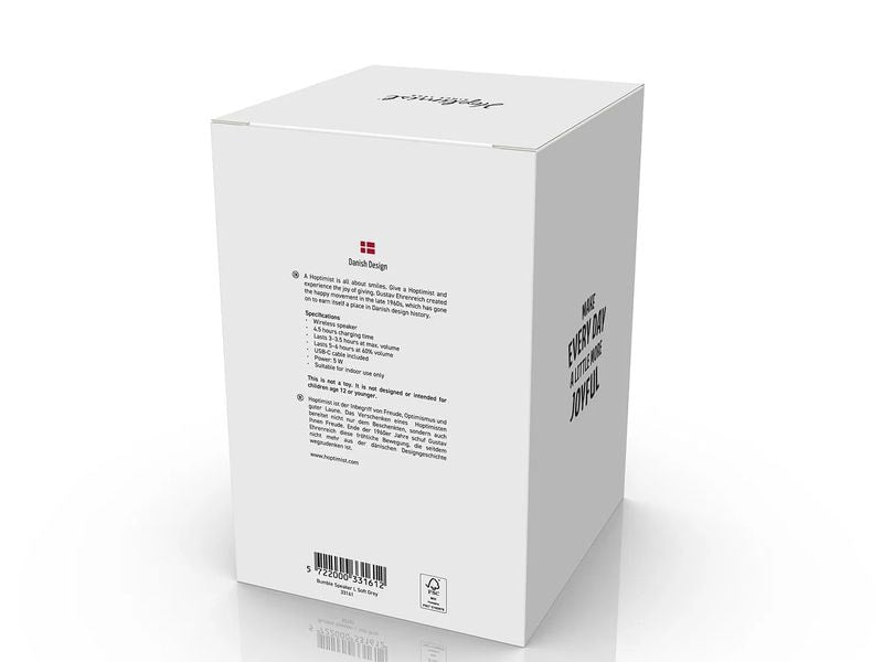 Hoptimist Lautsprecher Soft Bumble L Soft Grey