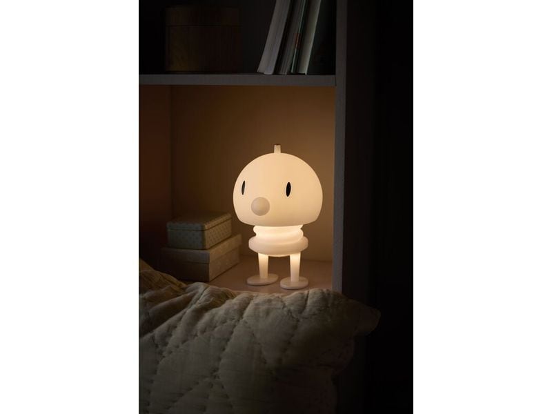 Hoptimist Tischleuchte Soft PE-Lampe XL, 15 x 15 x 23 cm, Weiss