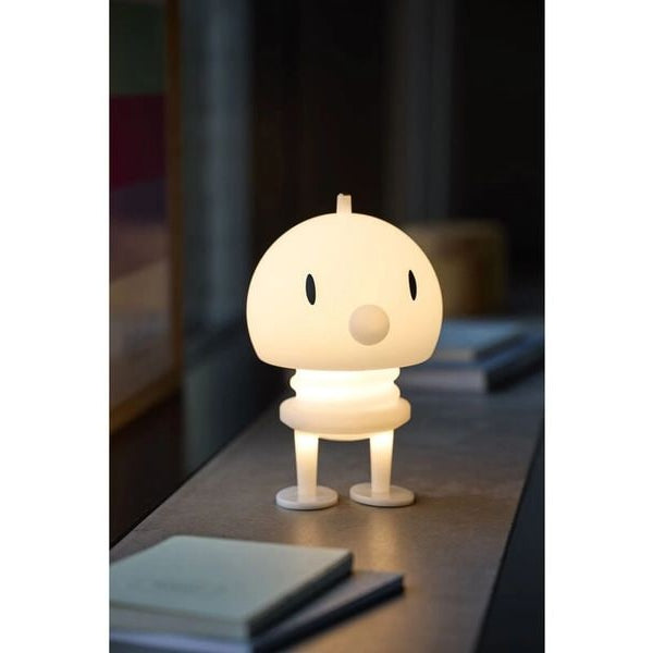 Hoptimist Tischleuchte Soft PE-Lampe XL, 15 x 15 x 23 cm, Weiss